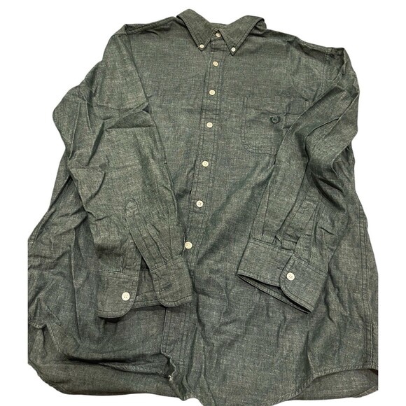 Chaps Other - Chaps Ralph Lauren Men's Longsleeve Shirt Large Green Cotton